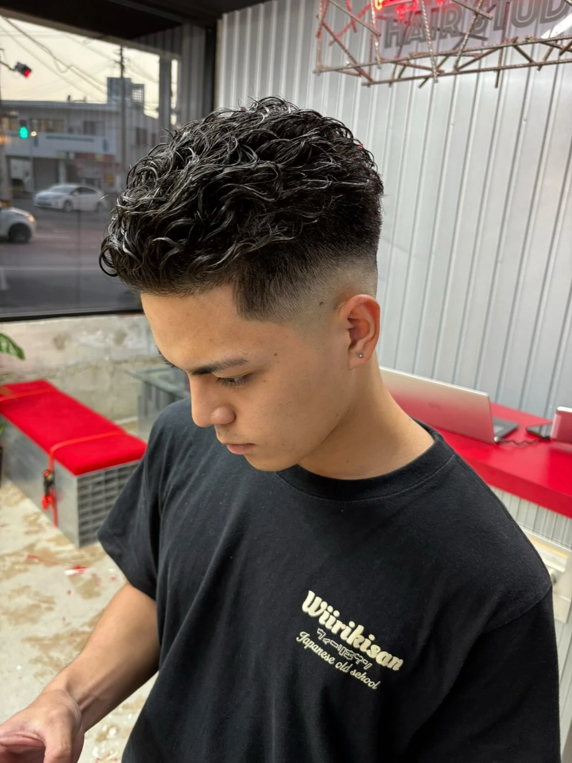 カット＋アイロンケアパーマ